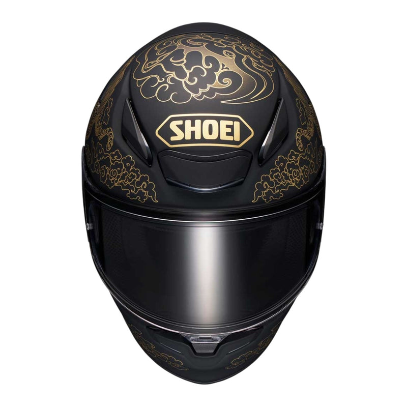 Load image into Gallery viewer, Shoei NXR2 Helmet Fearless - Black / Gold TC5