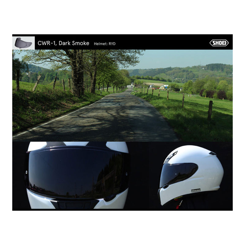 Load image into Gallery viewer, Shoei Visor NXR Ryd (X-Spirit 3 CWR-F) - Dark Smoke Flat