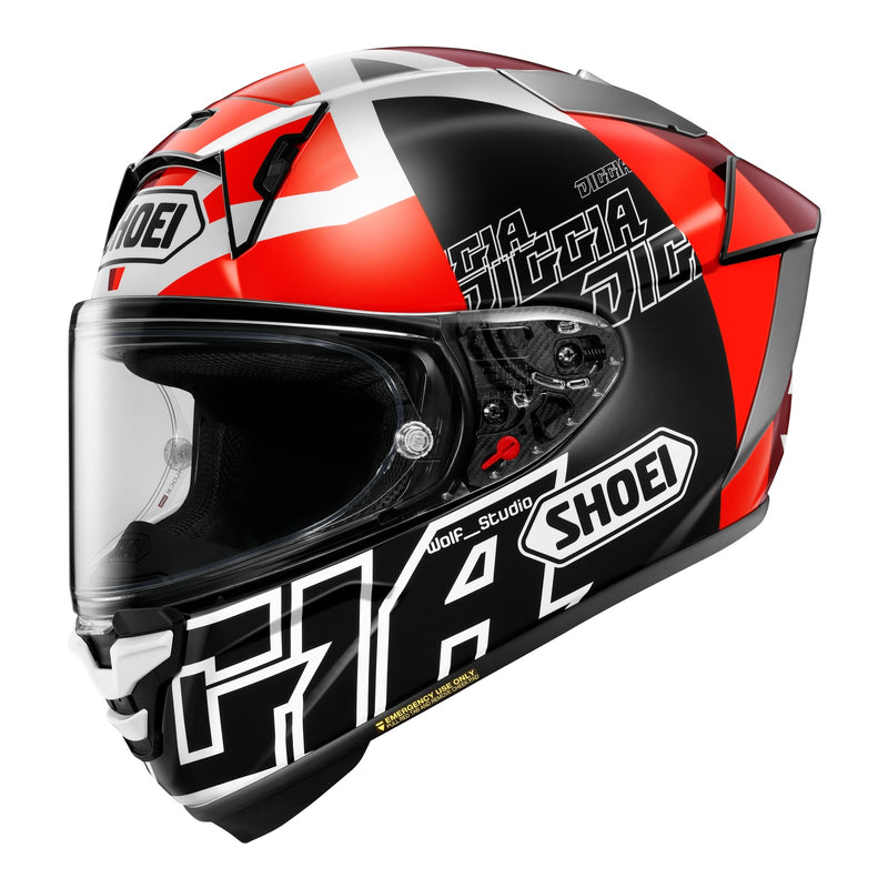 Load image into Gallery viewer, Shoei X-SPR Pro Helmet Diggia 2 - Black / Red / White