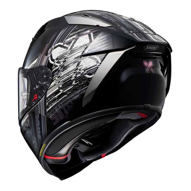 Load image into Gallery viewer, Shoei X-SPR Pro Helmet Cross Logo TC5 - Black / White