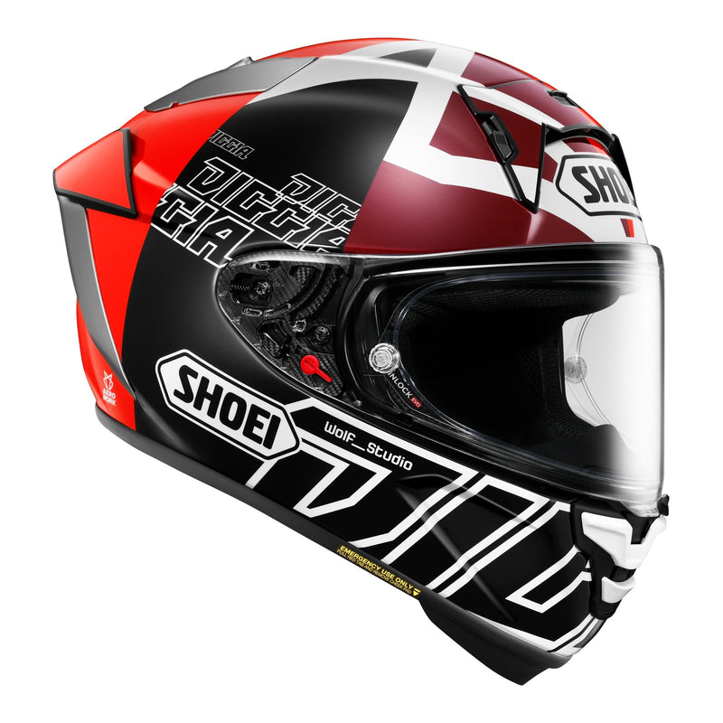 Load image into Gallery viewer, Shoei X-SPR Pro Helmet Diggia 2 - Black / Red / White
