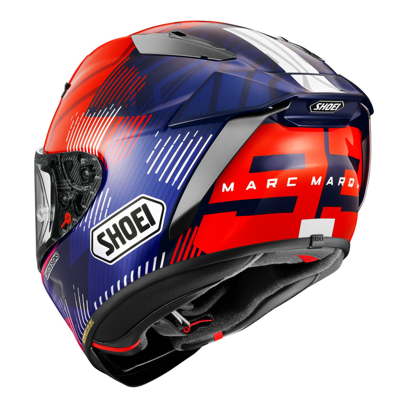 Load image into Gallery viewer, Shoei X-SPR Pro Helmet Marquez 8 TC1 - Blue / Red / White