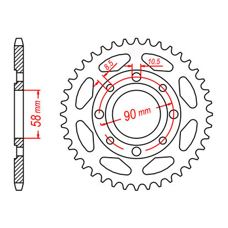 Load image into Gallery viewer, Sprocket Kit Honda CT125 '21 - 428H 13/51 Farm Gearing