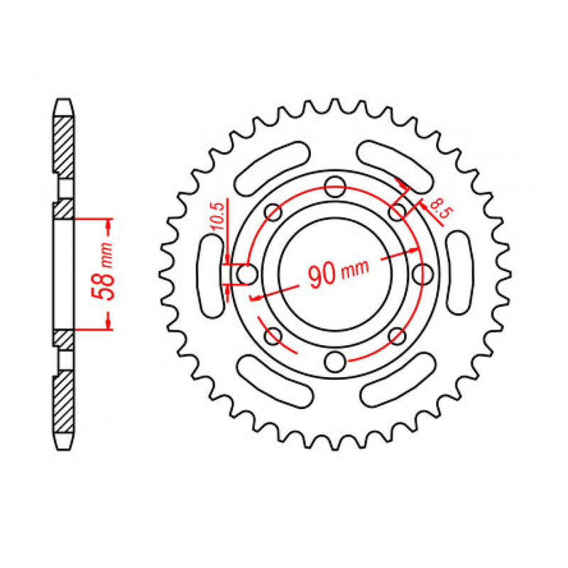 Load image into Gallery viewer, Sprocket Kit Honda XR200 (4 Stud) - 520H 12/50
