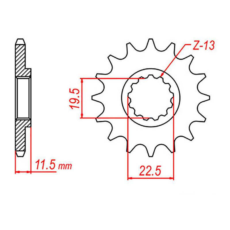Load image into Gallery viewer, SPKT KIT DRZ125 / KLX125 Big Whl - 428KRO 14/57
