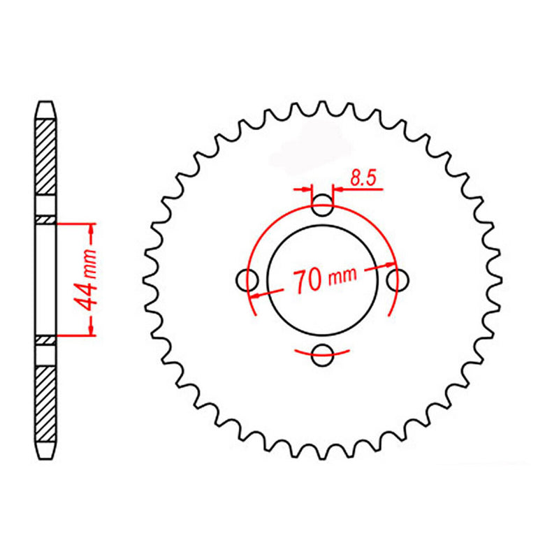 Load image into Gallery viewer, Sprocket Kit Suzuki ATV LT80 '10-'22 - 520H