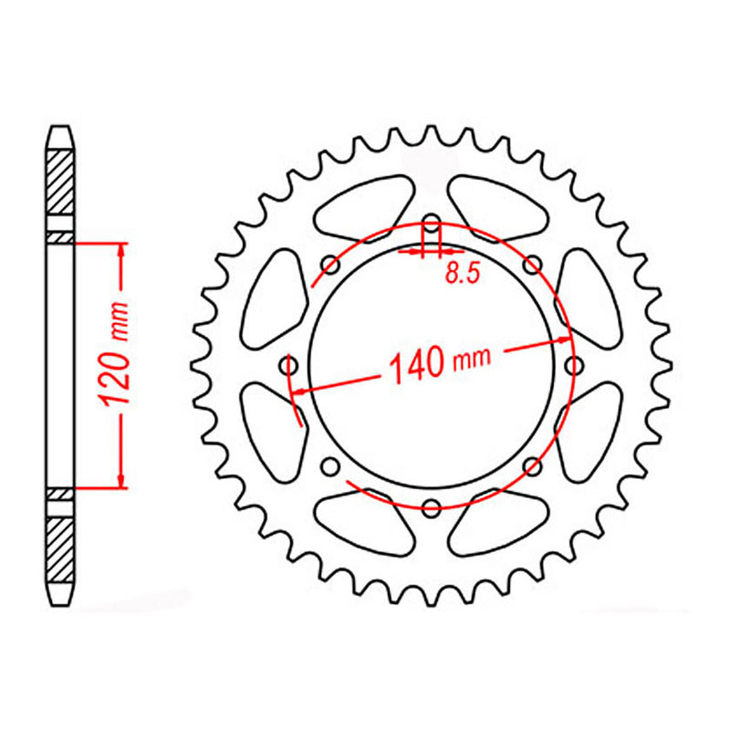 Load image into Gallery viewer, Sprocket Kit Kawasaki KLR650 '22-'24 X-Ring - Gold 15/43