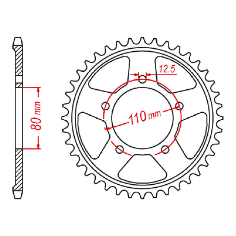 Load image into Gallery viewer, Sprocket Kit Honda CRF1000L Africa Twin '16- (econ) 525XRE 16/42