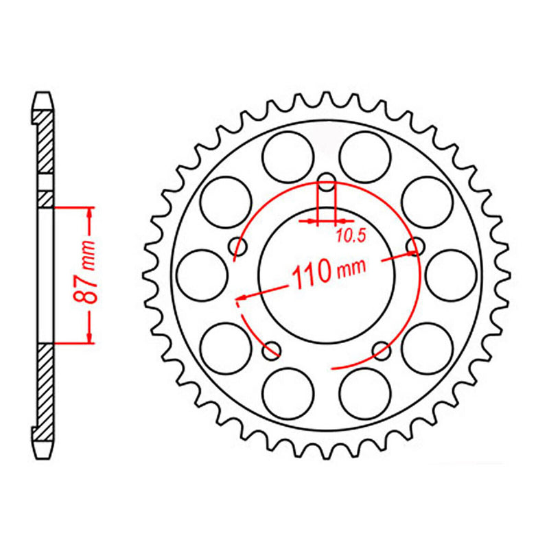 Load image into Gallery viewer, Sprocket Kit Suzuki GSXR400 - 525XRE 14/45