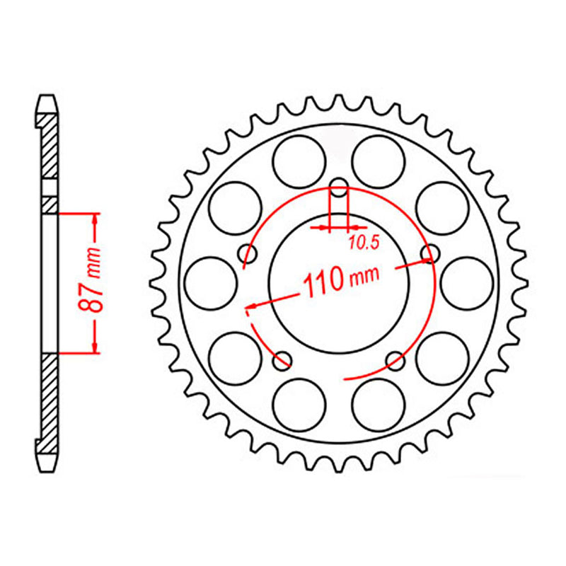 Load image into Gallery viewer, Sprocket Kit Suzuki GSF400 - 525XRE 14/46