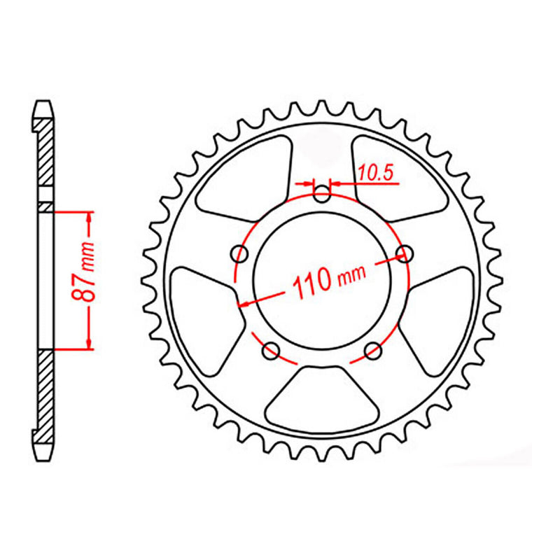 Load image into Gallery viewer, Sprocket Kit Suzuki RF600 - 530XRE 14/42