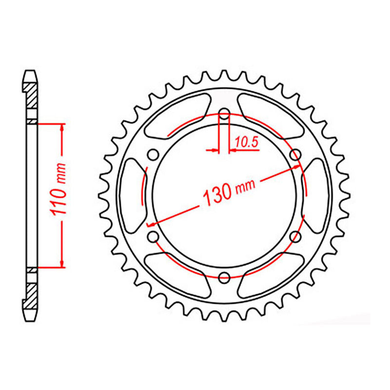 Load image into Gallery viewer, Sprocket Kit Yamaha YZF-R1 '98-'03 Gold (economy) - GB530XRE 16/43