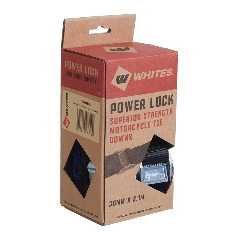 Load image into Gallery viewer, Whites Tie-Downs - Black / Blue