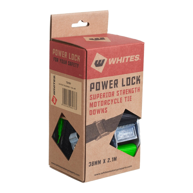 Load image into Gallery viewer, Whites Tie-Downs - Black / Green