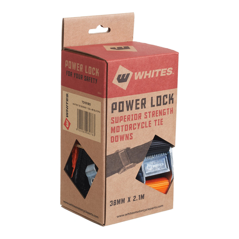 Load image into Gallery viewer, Whites Tie-Downs - Black / Orange