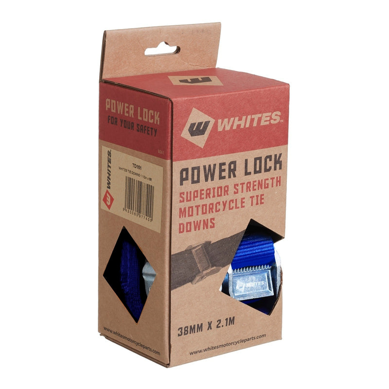 Load image into Gallery viewer, Whites Tie-Downs - Blue / Blue