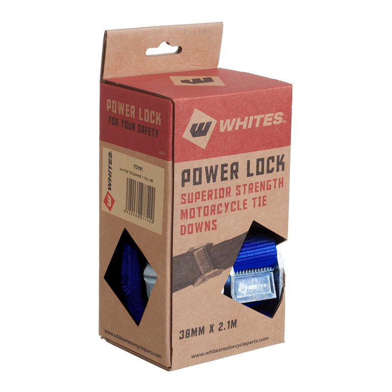 Load image into Gallery viewer, Whites Tie-Downs - Blue / Blue
