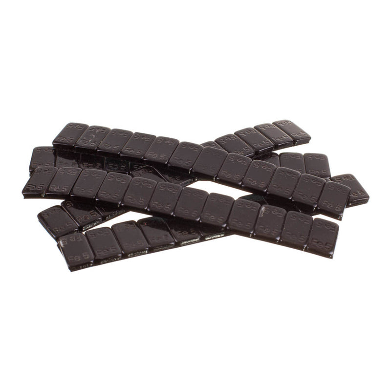 Load image into Gallery viewer, WHEEL BALANCE WEIGHTS STICK ON 12 x 5g STRIP BLK (50/BOX)