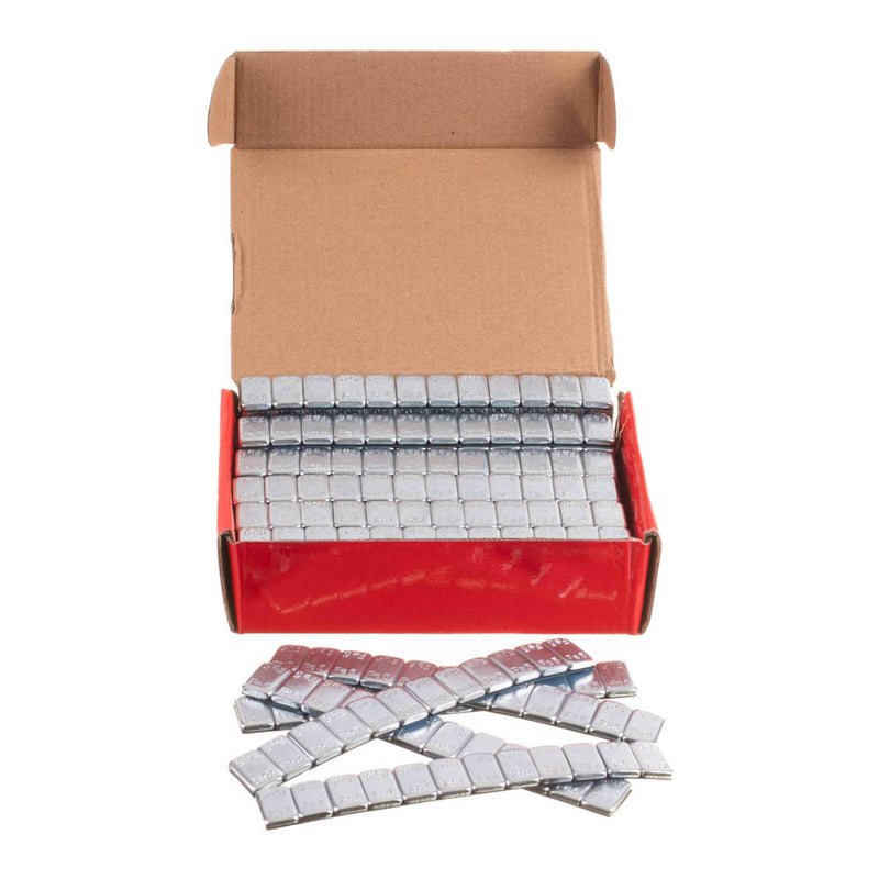Load image into Gallery viewer, WHEEL BALANCE WEIGHTS STICK ON 12 x 5g STRIP SIL (50/BOX)