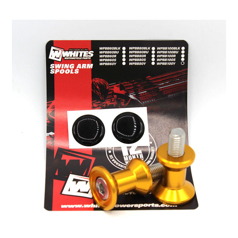 Load image into Gallery viewer, WHITES SWING ARM SPOOLS - ALLOY M10 YEL BB-100Y