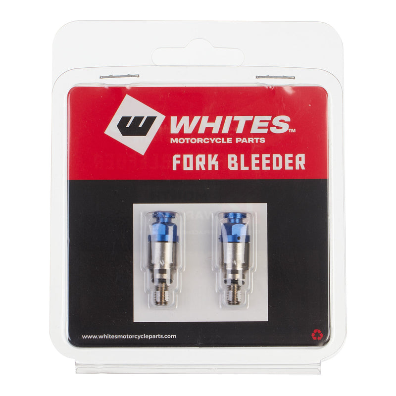 Load image into Gallery viewer, Whites Fork Bleeder Valve - M5 x 0.8 (Blue)