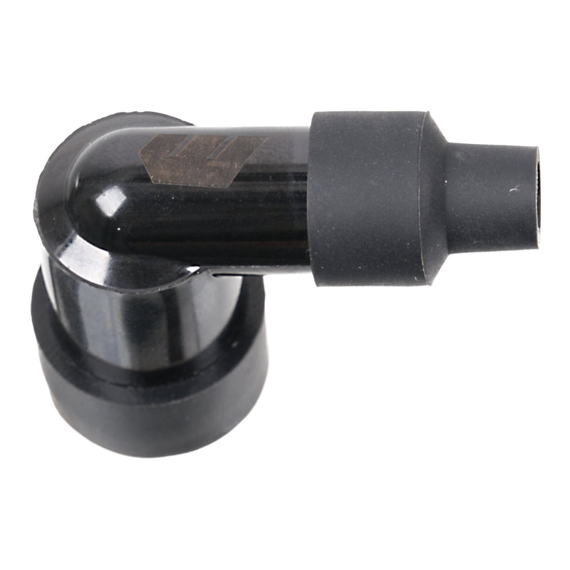 Load image into Gallery viewer, Whites Spark Plug Cap – Replaces LZFH – Right Angle – Black