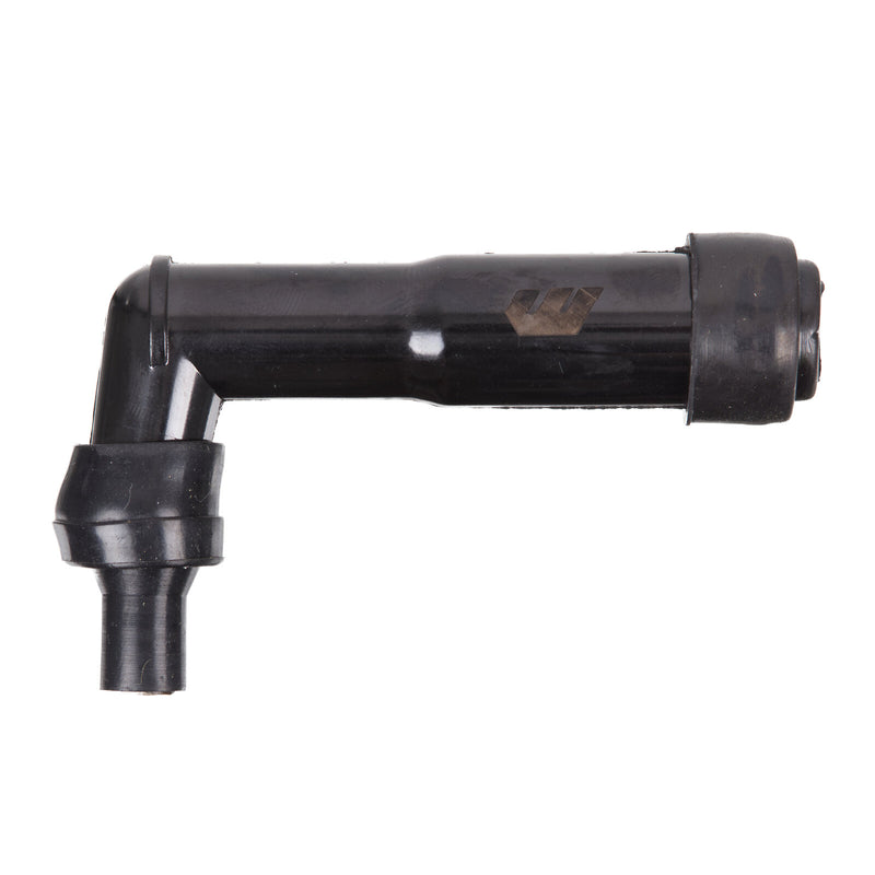 Load image into Gallery viewer, Whites Spark Plug Cap – Replaces XB05F – Long Right Angle – Black