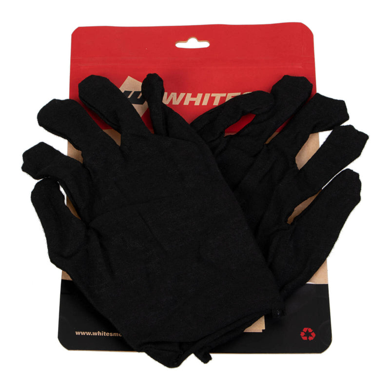 Load image into Gallery viewer, WHITES INNER GLOVES 16G LIGHT - BLK - LGE