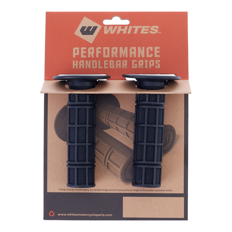 Load image into Gallery viewer, Whites MX Full Waffle Grip - Black