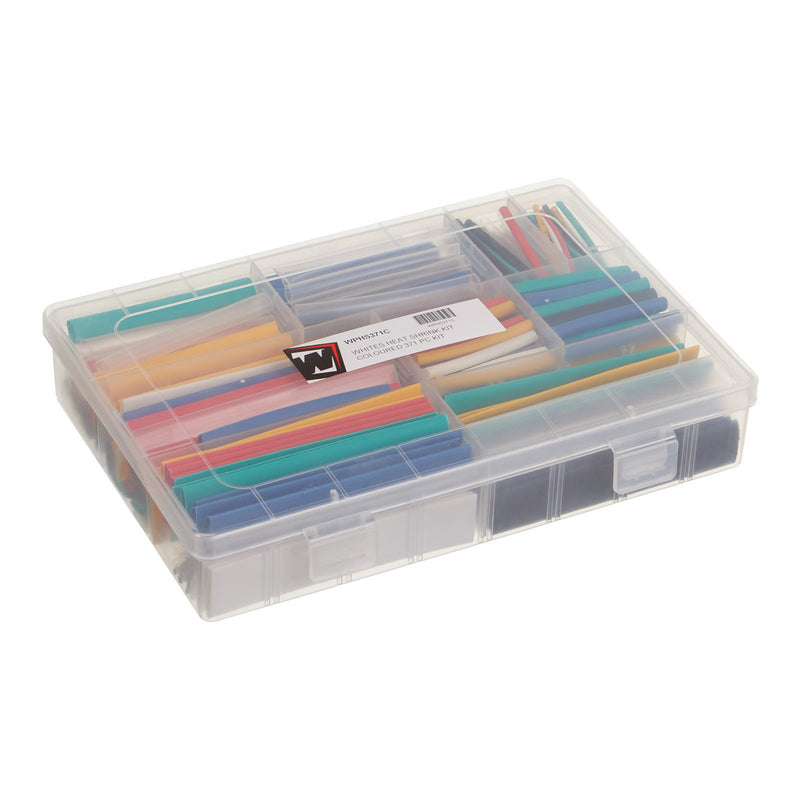 Load image into Gallery viewer, WHITES HEAT SHRINK KIT COLOURED 371 PC KIT