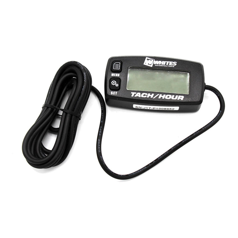 Load image into Gallery viewer, WHITES HOUR TACHO METER - BLK