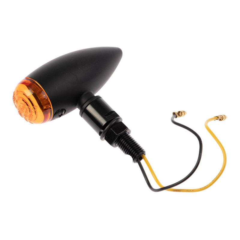 Load image into Gallery viewer, Whites LED Slimline Bullet Flasher Set Plain - Satin Black /Am