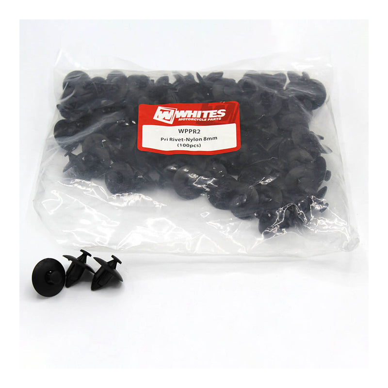 Load image into Gallery viewer, Whites Nylon Pry Rivets - 8mm (100 Pack)