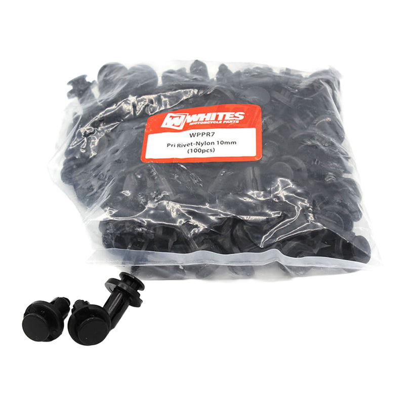 Load image into Gallery viewer, Whites Nylon Pry Rivets - 10mm (100 Pack)