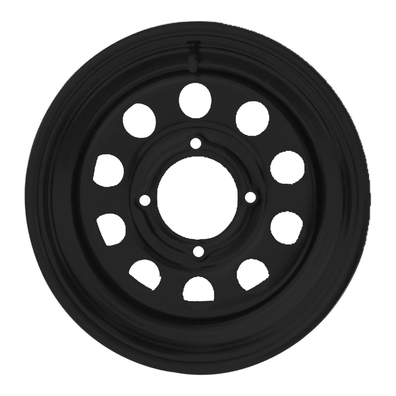 Load image into Gallery viewer, Whites ATV/UTV Steel Rim 14x6 Can-Am Front 4/137 +13 - Black
