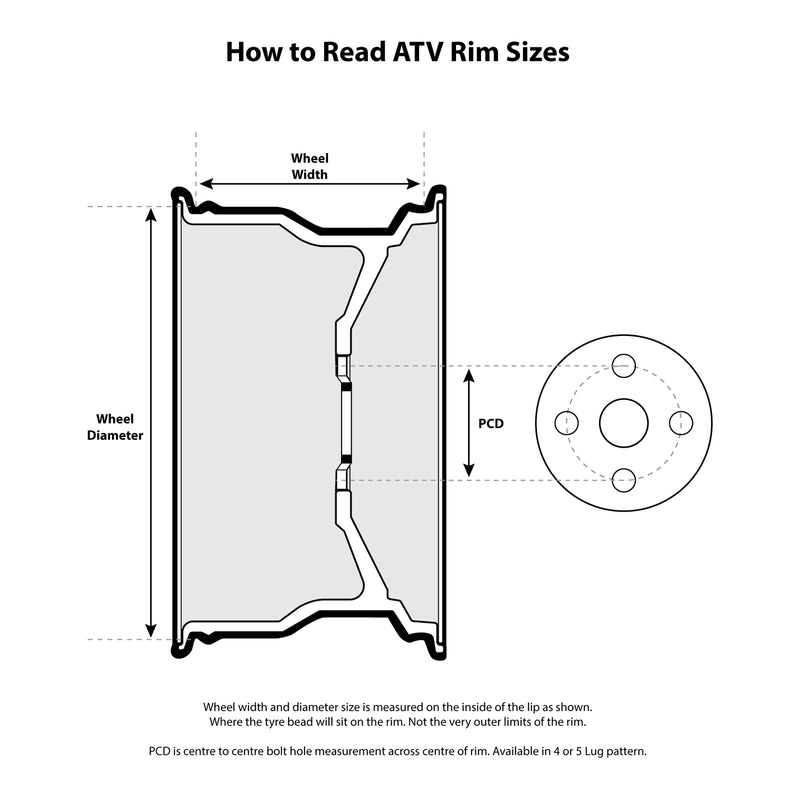 Load image into Gallery viewer, Whites ATV/UTV Steel Rim 14x8 Can-Am Rear 4/137 +32.7 - Black