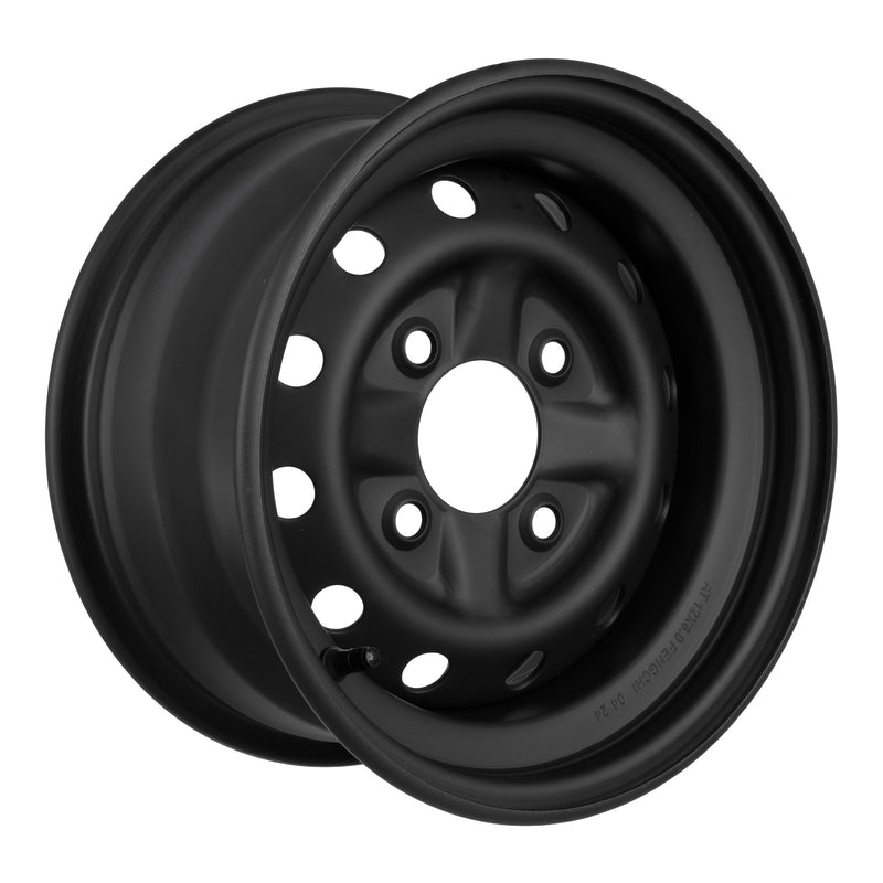 Load image into Gallery viewer, Whites ATV/UTV Steel Rim 12x6 CF-Moto Front 4/110 +15 - Black