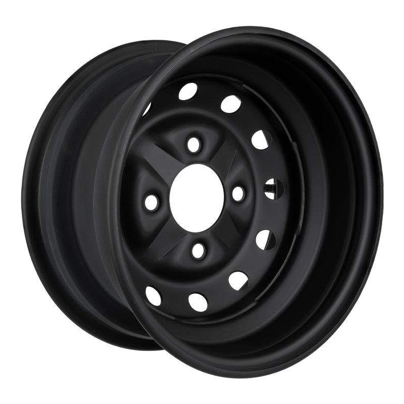 Load image into Gallery viewer, Whites ATV/UTV Steel Rim 12x6 CF-Moto Front 4/110 +15 - Black