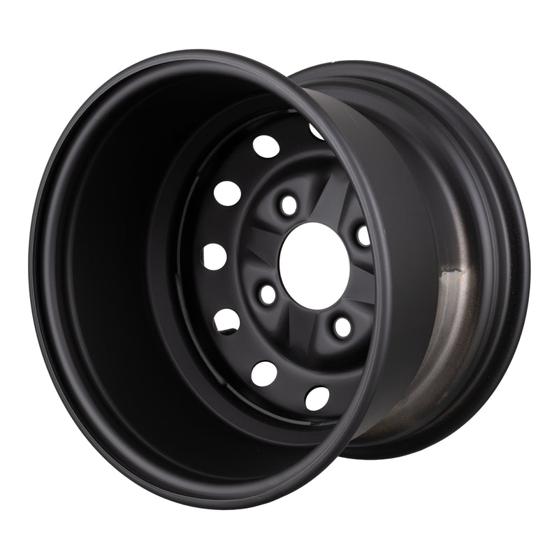Load image into Gallery viewer, Whites ATV/UTV Steel Rim 12x7.5 CF-Moto Rear 4/110 +46.5 - Black