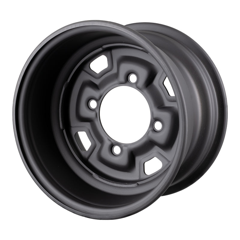 Load image into Gallery viewer, Whites ATV/UTV Steel Rim 12x7 Can-Am Front & Rear 4/137 +12.7 - Black