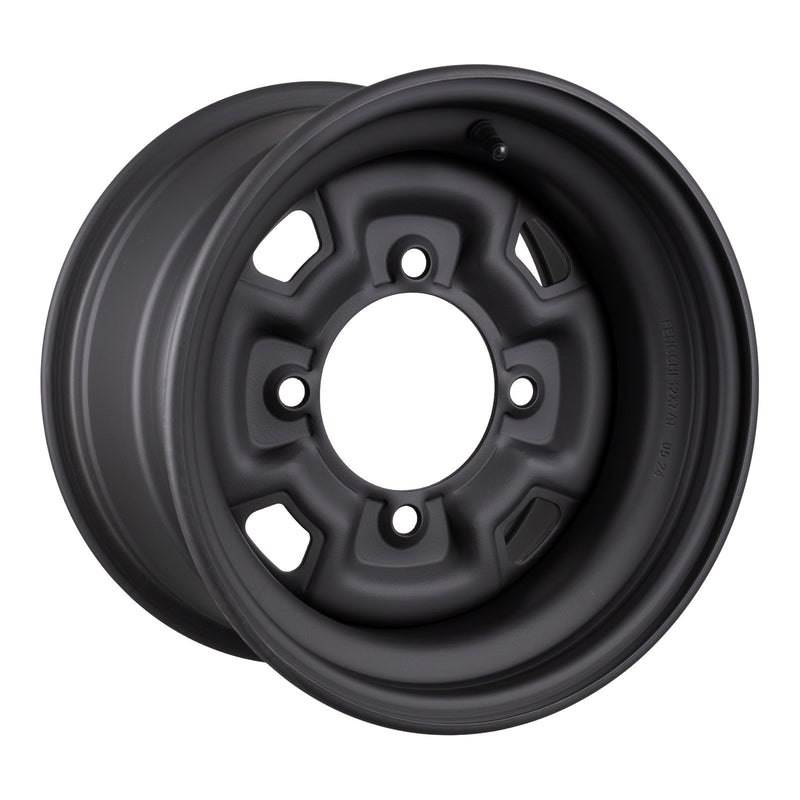 Load image into Gallery viewer, Whites ATV/UTV Steel Rim 12x7 Can-Am Front & Rear 4/137 +12.7 - Black