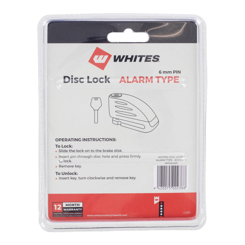 Load image into Gallery viewer, WMP Disc Lock Alarm Type 6mm Pin With Reminder