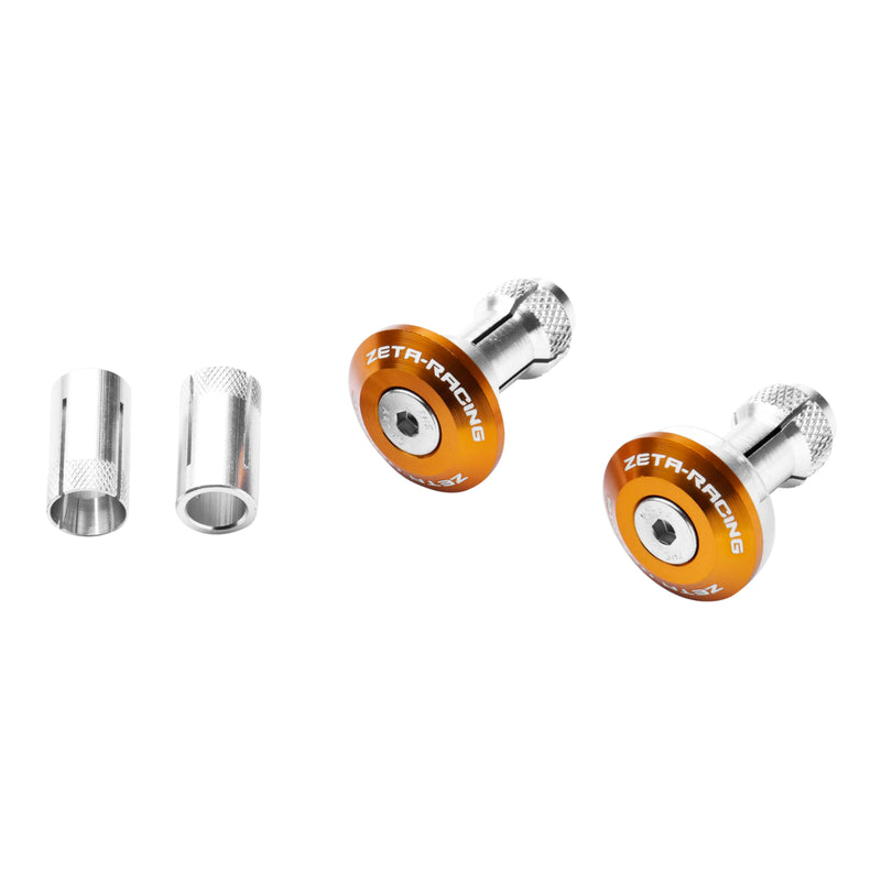 Load image into Gallery viewer, Zeta Bar End Plug 29mm 2pcs - Gold