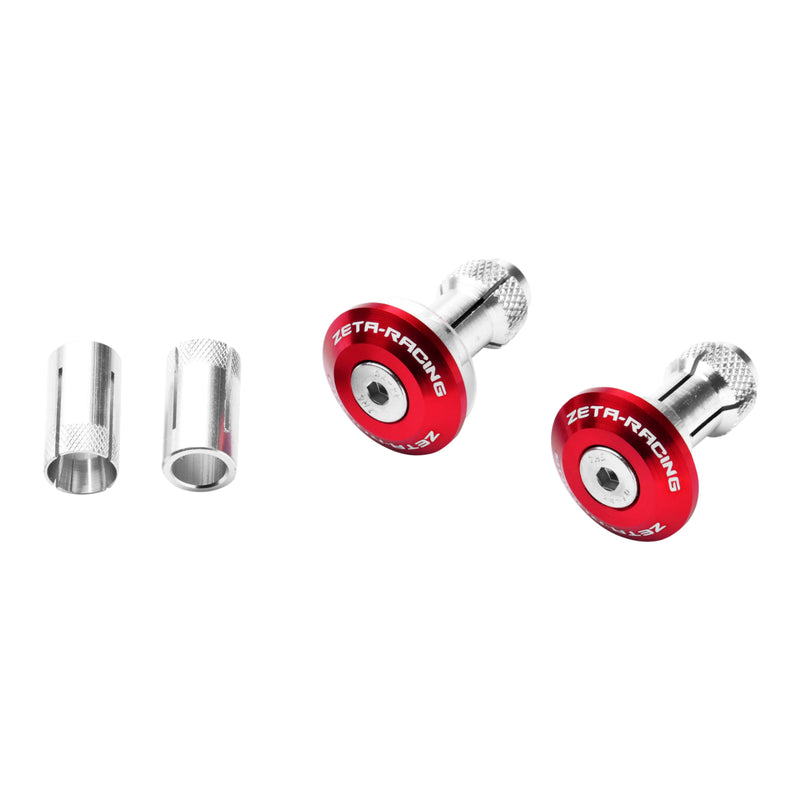 Load image into Gallery viewer, Zeta Bar End Plug 29mm 2pcs - Red