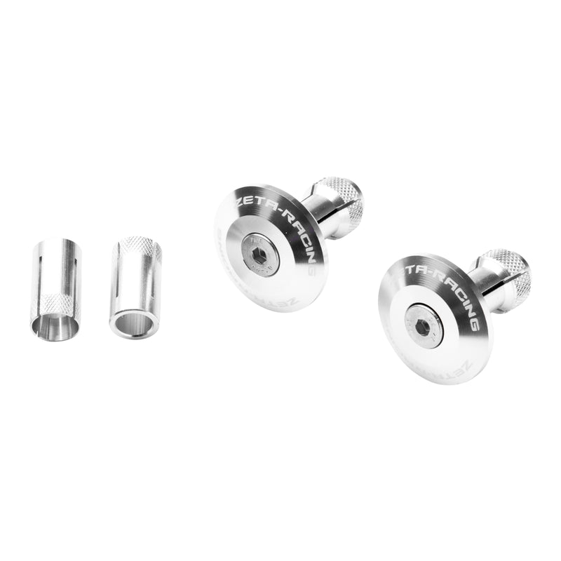 Load image into Gallery viewer, Zeta Bar End Plug 35mm 2pcs - Silver