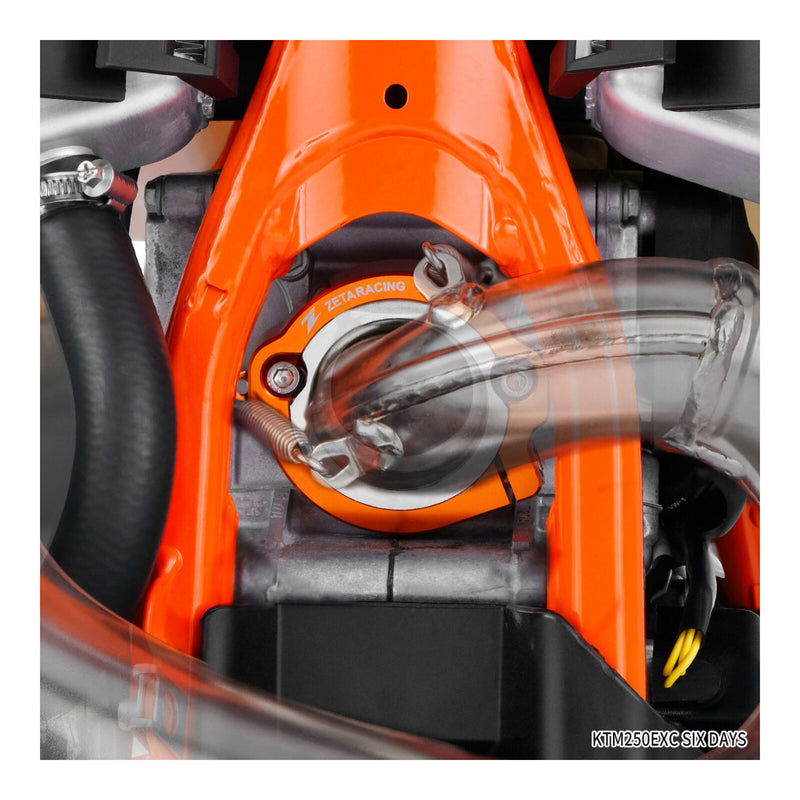 Load image into Gallery viewer, Zeta Exhaust Flange Guard KTM Husqvarna GasGas 2-Stroke - Red