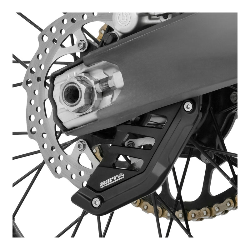 Load image into Gallery viewer, Zeta Rear Brake Disc Guard - KTM, Husqvarna, GasGas - Black