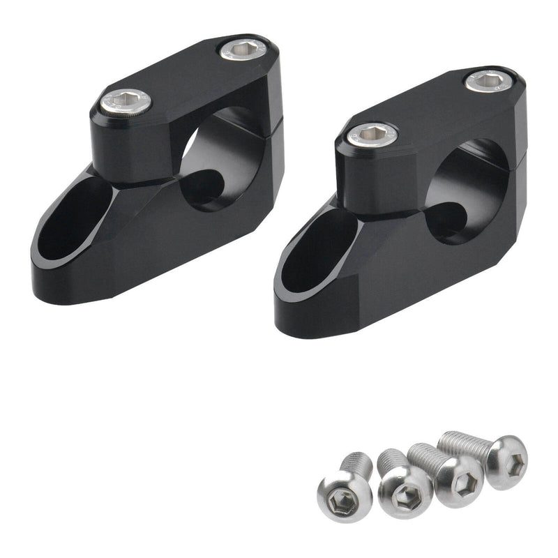 Load image into Gallery viewer, Zeta Bar Rise Kit Offset: 20mm Height: 26mm 22.2/28.6mm Bar - Black