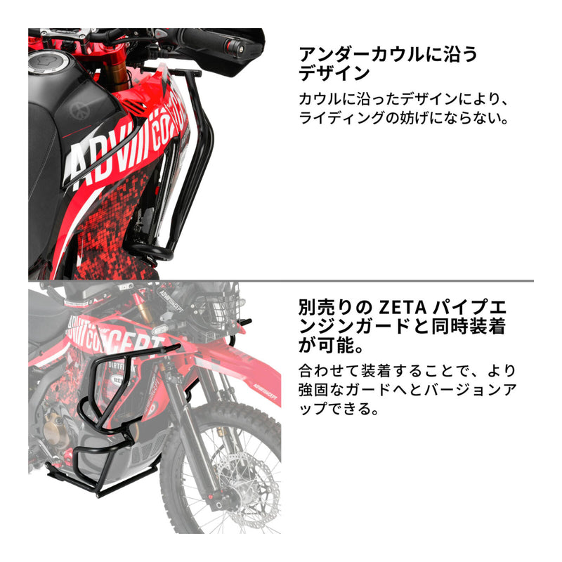 Load image into Gallery viewer, Zeta Pipe Tank Guard- Honda CRF250 Rally/S /CRF300 Rally '21-