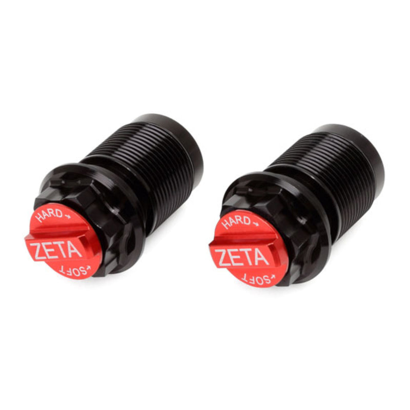 Load image into Gallery viewer, Zeta Front Fork Bottom Adjuster KYB AOS - Black/Red 2pcs
